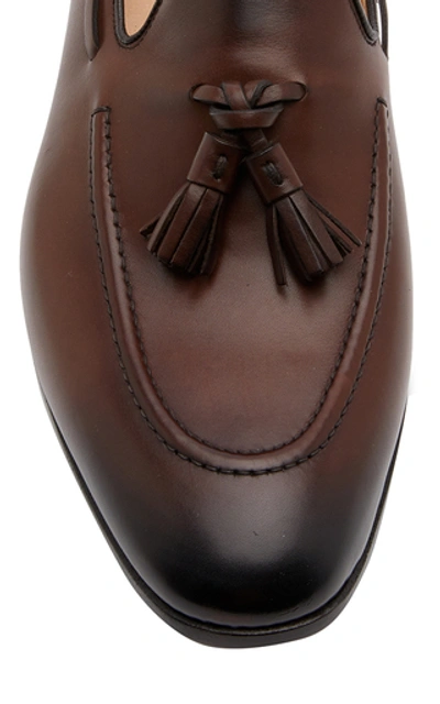 Shop Church's Doughton Tasseled Leather Loafers In Brown