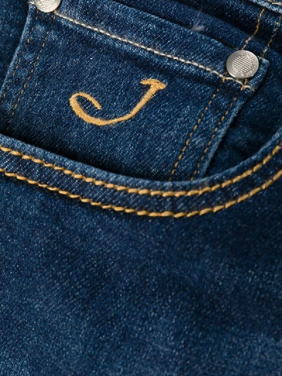 Shop Jacob Cohen Slim Fit Jeans In Blue