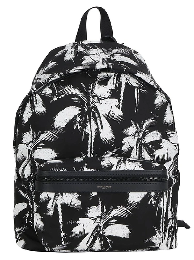 Shop Saint Laurent Printed Backpack In Multi