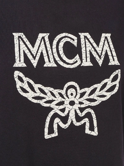 Shop Mcm Logo T In Black