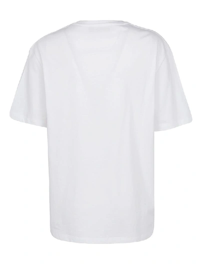 Shop Mcm Logo T In White