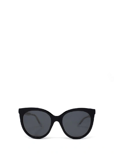 Shop Gucci Eyewear Round Cat Eye Frame Sunglasses In Multi