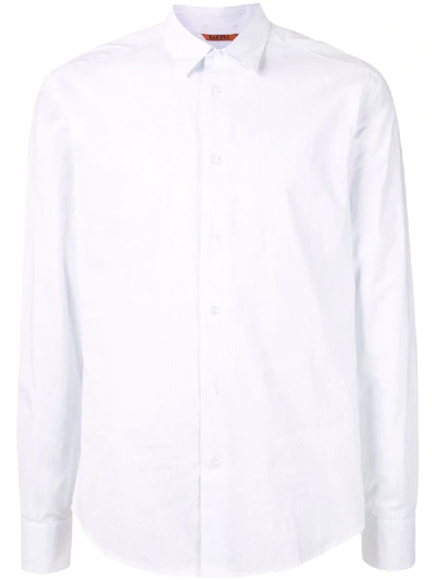 Shop Barena Venezia Micro-textured Shirt In White