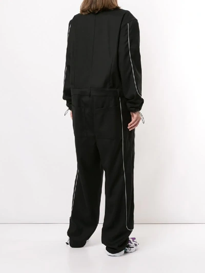 Shop Ader Error Oversized Long Sleeve Jumpsuit In Black