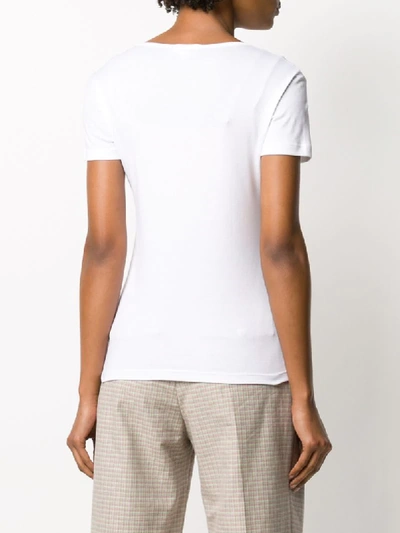 Sunspel Sea Island Crew Neck T-shirt In White