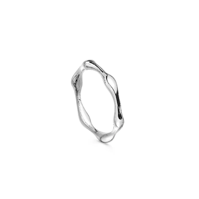 Shop Missoma Silver Molten Ring