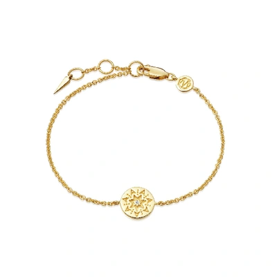Shop Missoma Star Struck Round Bracelet In Gold