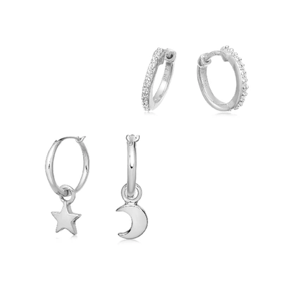 Shop Missoma Silver Starry Night Earring Set