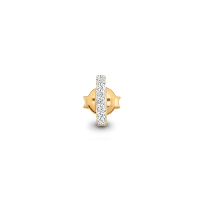 Shop Missoma Gold Single Pave Bar Stud