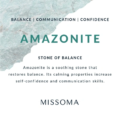 Shop Missoma Amazonite Gold Medium Charm Hoops