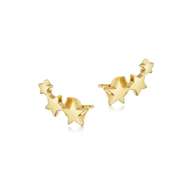 Shop Missoma Celestial Stud Earrings 18ct Gold Plated Vermeil