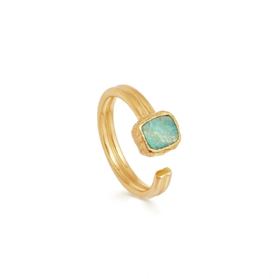 Shop Missoma Amazonite Gold Lena Ring