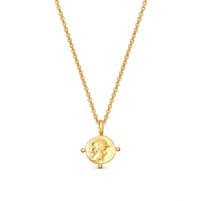 Shop Missoma Lucy Williams Gold Mini Roman Coin Necklace