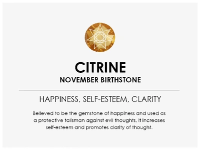 Shop Missoma Citrine November Birthstone Necklace