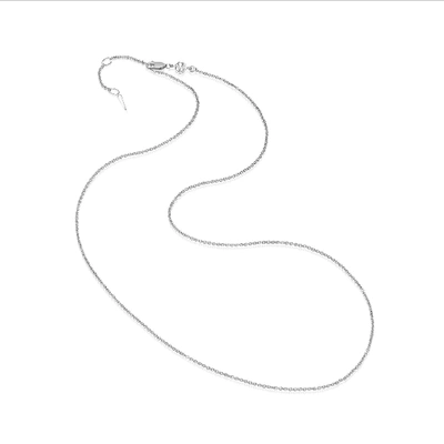 Shop Missoma Long Plain Chain Necklace Sterling Silver