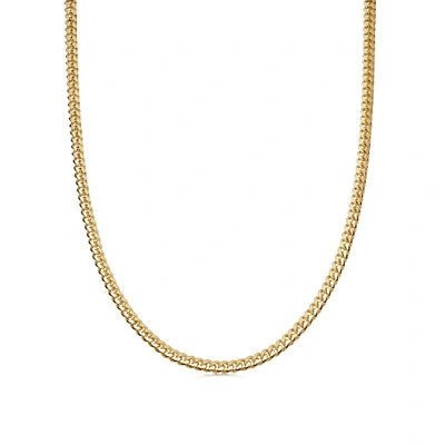 Shop Missoma Round Curb Chain Necklace 18ct Gold Plated Vermeil