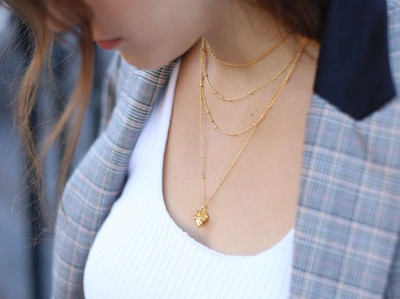 Shop Missoma Gold Medium Bismuth Terra Necklace