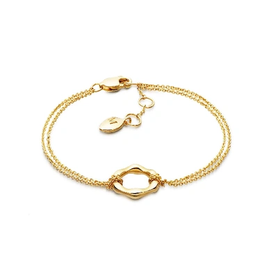 Shop Missoma Gold Molten Bracelet