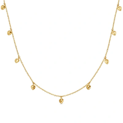 Shop Missoma Long Nugget Necklace In Gold
