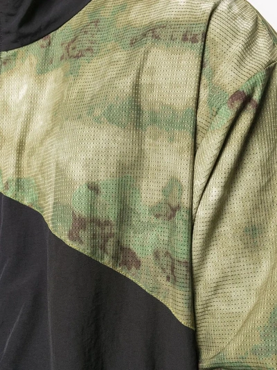 Shop Rhude Camouflage Flight Jacket In Black