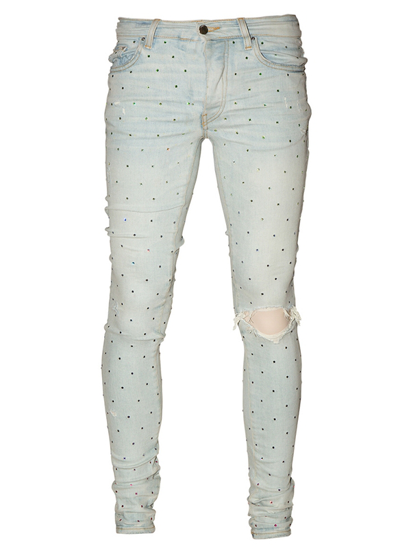 mike amiri crystal jeans