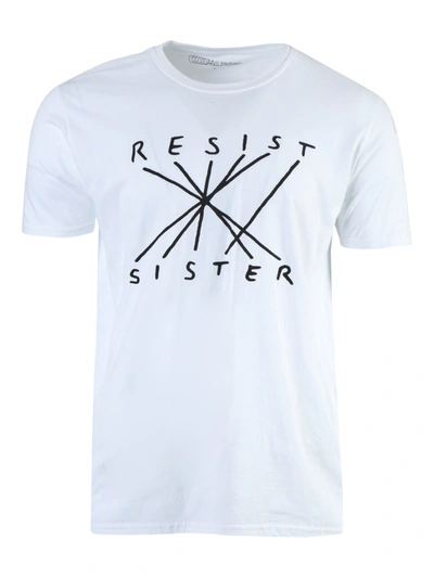 Shop Nico Vascellari Resist Sister T-shirt In White