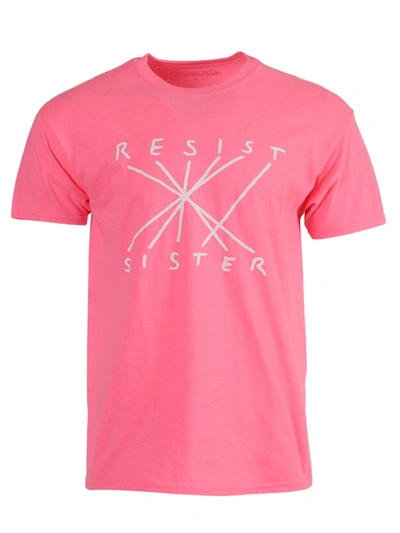 Shop Nico Vascellari Resist Sister T-shirt In Pink