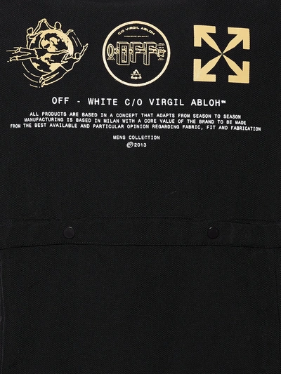 Shop Off-white Recycle Logo Vest Black Yellow