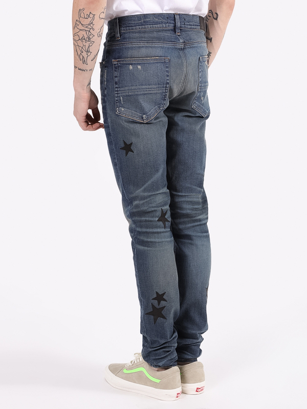 amiri jeans with stars
