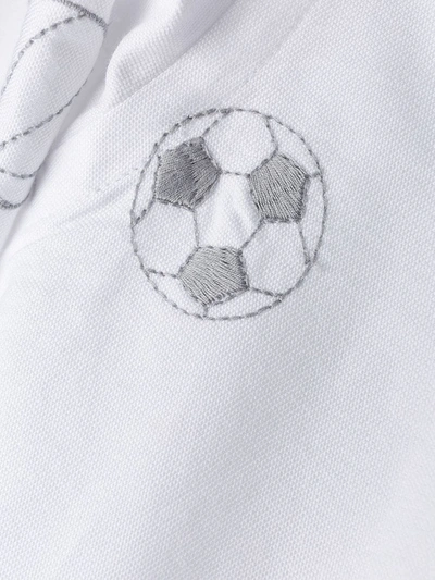 Shop Thom Browne Sports Ball Button-down Shirt White