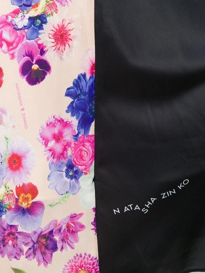 Shop Natasha Zinko Floral Panel Slip Dress