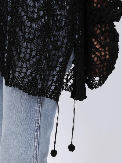 Shop The Webster Black Crochet Sweater