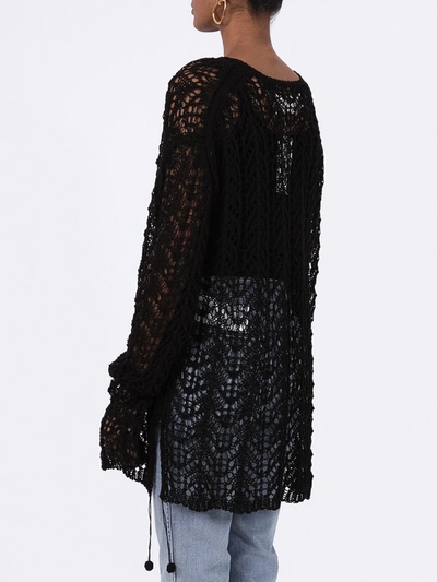 Shop The Webster Black Crochet Sweater