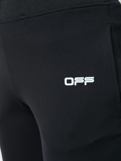 Shop Off-white Logo Active Track Pant Black