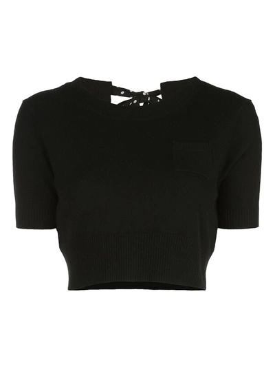 Shop Altuzarra Tuileries Knit Top Black