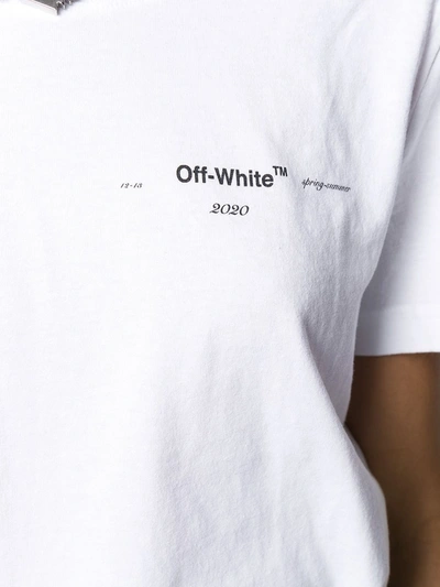 Shop Off-white Puzzle Arrow Logo T-shirt In White