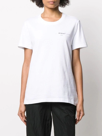 Shop Off-white Puzzle Arrow Logo T-shirt In White