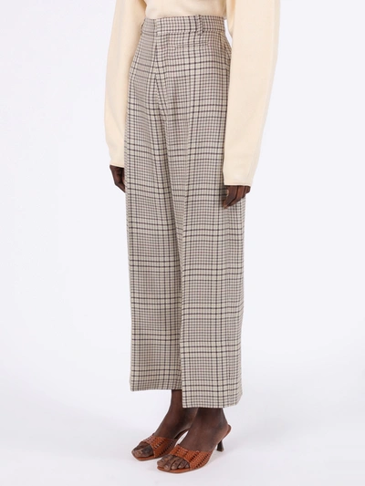 Shop Jacquemus Le Pantalon Santon Check Print Pants