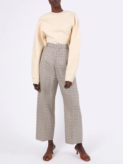 Shop Jacquemus Le Pantalon Santon Check Print Pants