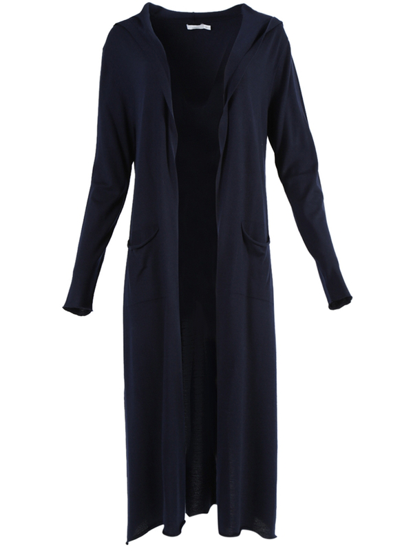 navy long sweater