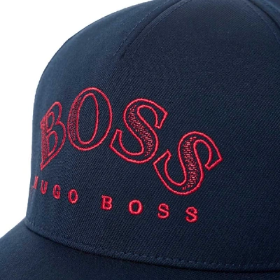 Shop Hugo Boss Athleisure Cap In Navy