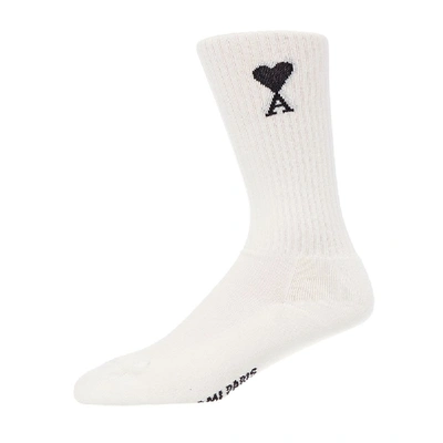 Shop Ami Alexandre Mattiussi 3 Pack Socks In White