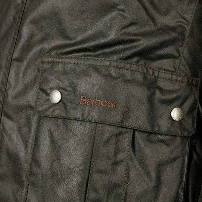 Barbour International Duke Wax Jacket - Sage In Green | ModeSens
