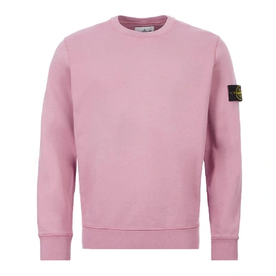 Shop Stone Island Sweatshirt – Dusty Pink