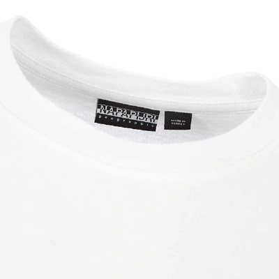 Shop Napapijri T-shirt Sase In White