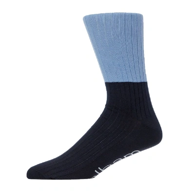 Shop Albam Socks Colour Blocked In Blue