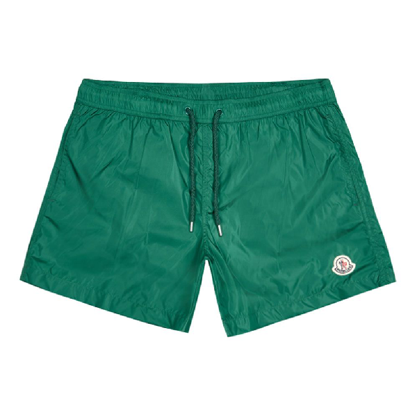 moncler swim shorts green