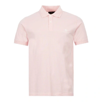 Shop Belstaff Polo Shirt In Pink
