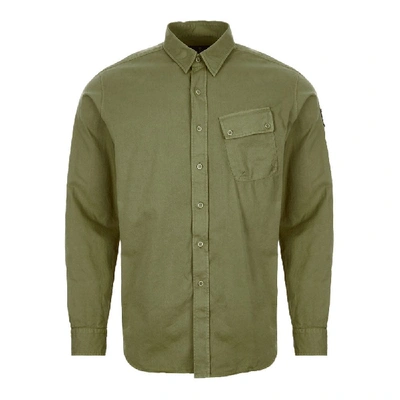 Shop Belstaff Shirt – Sage Green