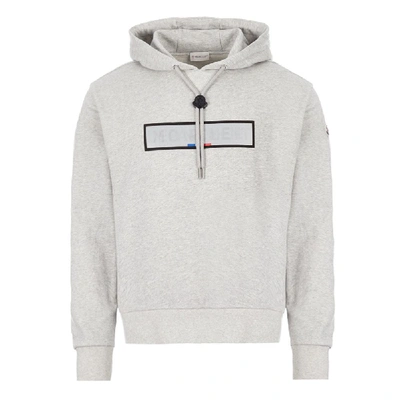 Shop Moncler Hooded Sweat In Grey